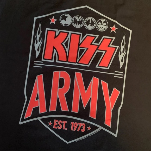 KISS ARMY official fan club membership T-shirt - Picture 2 of 4